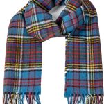 Briomhar Tartan Plaid Scottish Scarf - 100% Lambswool Made in Scotland for Men or Women